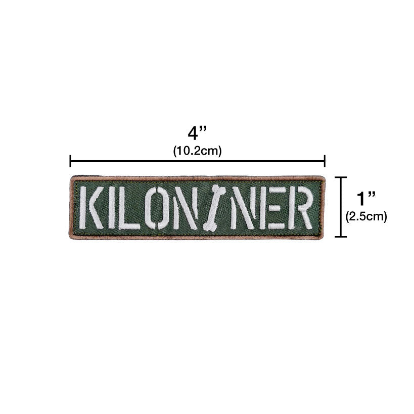 KILONINER STENCIL Morale Patch