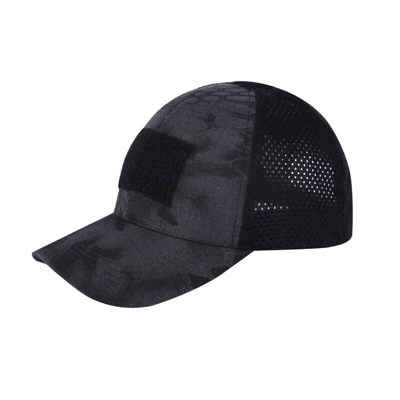 Tactical Operator Can stick Velcro Multicam Mesh Cap