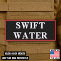 Swiftwater Rescue ID Plate Carrier Patch 2.5" x 6" Hook & Loop | Made in USA