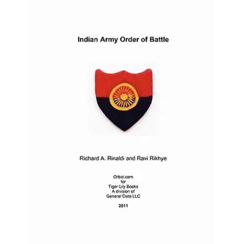 Indian Army Order of Battle