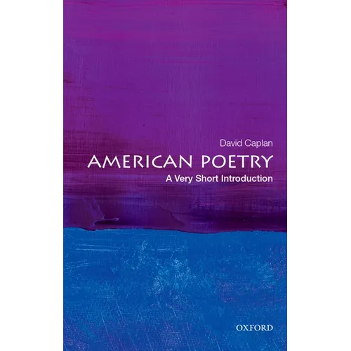 American Poetry: A Very Short Introduction - Paperback