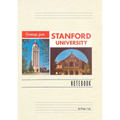 Vintage Lined Notebook Greetings from Stanford - Paperback