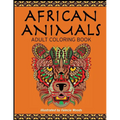 African Animals: Adult Coloring Book - Paperback