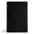 CSB Everyday Study Bible, Black Bonded Leather - Leather