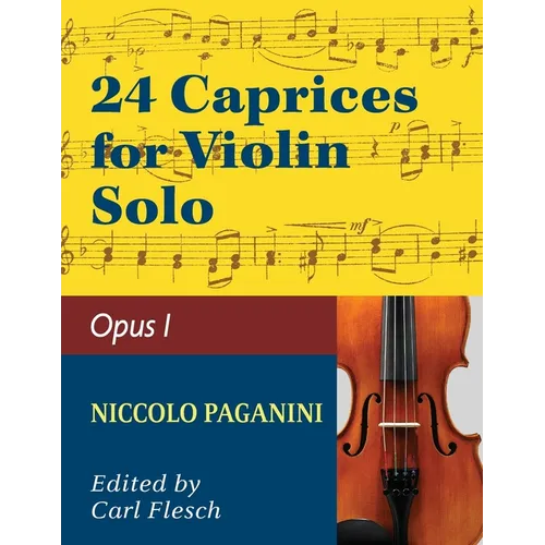 Paganini: 24 Caprices, Op. 1 - Violin solo - Paperback