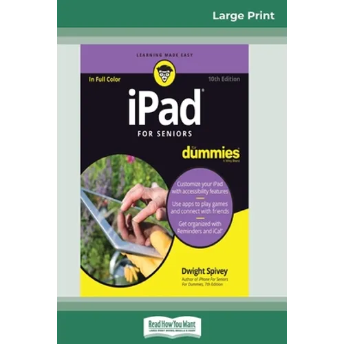 iPad For Seniors For Dummies, 10th Edition (16pt Large Print Edition) - Paperback