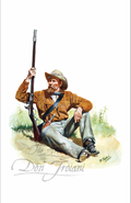 1st Arkansas Mounted Rifles, Private, Company D, 1861