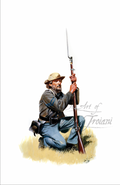 Kneeling Confederate Infantry Corporal