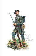 16th Georgia Regiment (Co. A) Battle Of Gettysburg July 3, 1863
