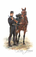 Fremont's Body Guard, Pvt. Zagonyi's Battalion, 1861