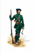 Rogers’ Rangers Private, 1758