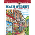 Creative Haven Main Street Coloring Book - Paperback