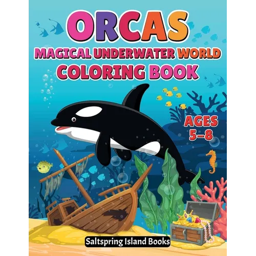 ORCAS Magical Underwater World Coloring Book - Paperback