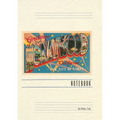 Vintage Lined Notebook Greetings from Hollywood, California - Paperback