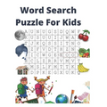 Word Search Puzzle For Kids - Paperback