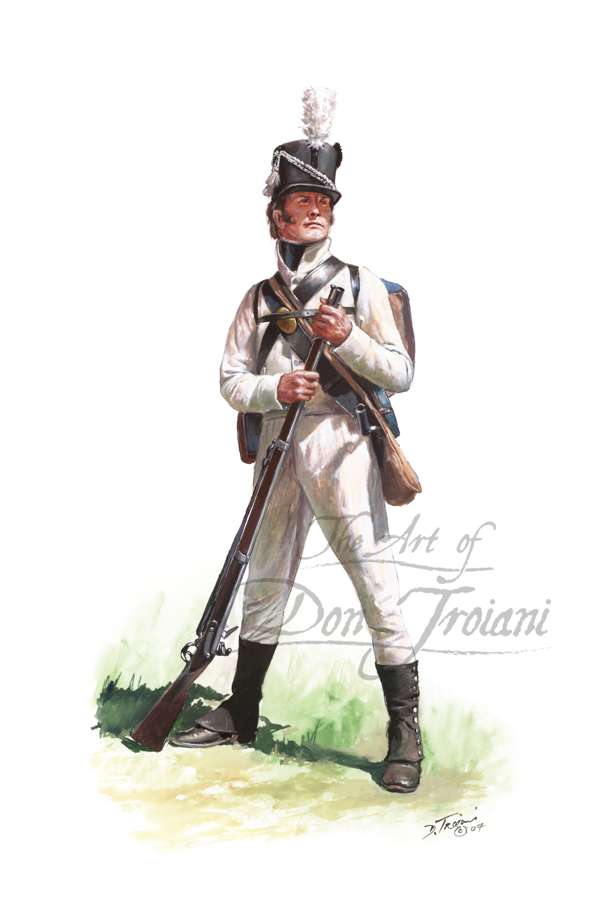 U.S. Infantry Private, Summer Uniform, 1812