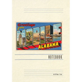 Vintage Lined Notebook Greetings from Mobile
