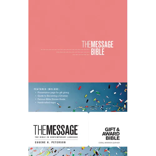 The Message Gift and Award Bible - Imitation Leather