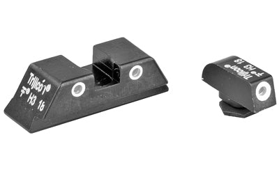 Trijicon Tritium Night Sight -  Fits Glock 17/19/26/27/33/34  Green/Green -  3 Dot