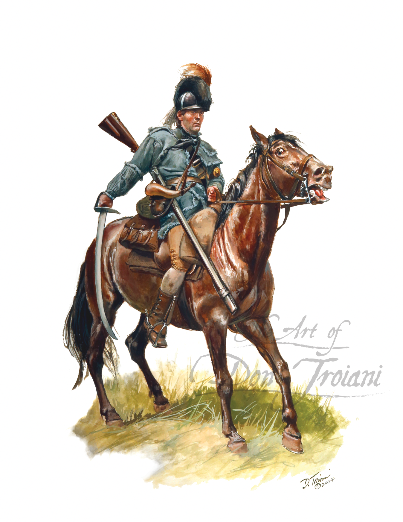 American Army: North Carolina Rifle Dragoon 1780-1781 -TRW106