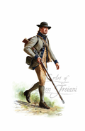 Continental Army: 4th New York Battalion, Private, Fall of 1775 at Fort Ticonderoga