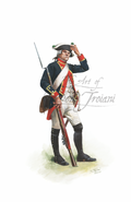 Prinz Carl Musketeer, Hessian Regiment, 1776-80