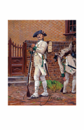 Chasseur of the French Saintonge Regiment, Yorktown, 1781