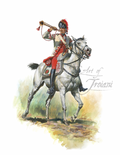 Trumpeter, British 17th Light Dragoons, 1776 - TRW264