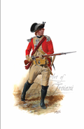 Grenadier Officer 14th Foot, 1775