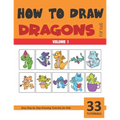 How to Draw Dragons for Kids - Volume 1 - Paperback