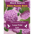 Word Search Bible Puzzle: Illustrated Edition Large Print - Paperback