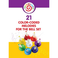 21 Color-coded melodies for Bell Set: Color-Coded visual for 8 Note Bell Set - Paperback