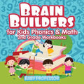 Brain Builders for Kids Phonics & Math 2nd Grade Workbooks - Paperback