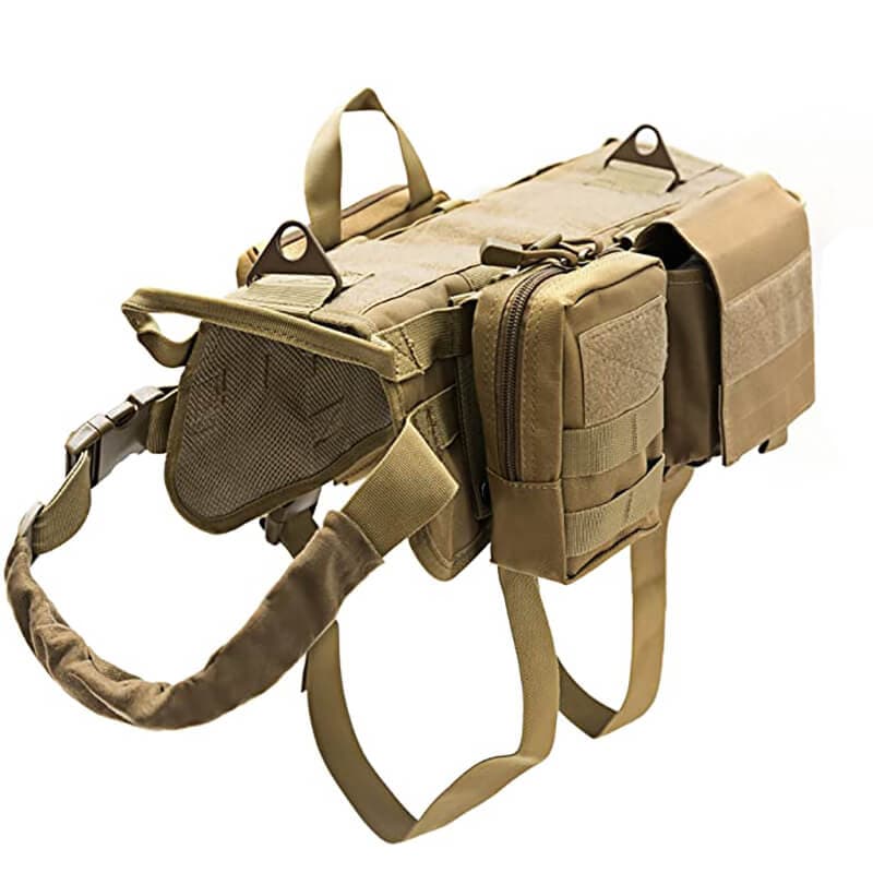 Tactical Dog Harness Adjustable Military K9 Harness Vest