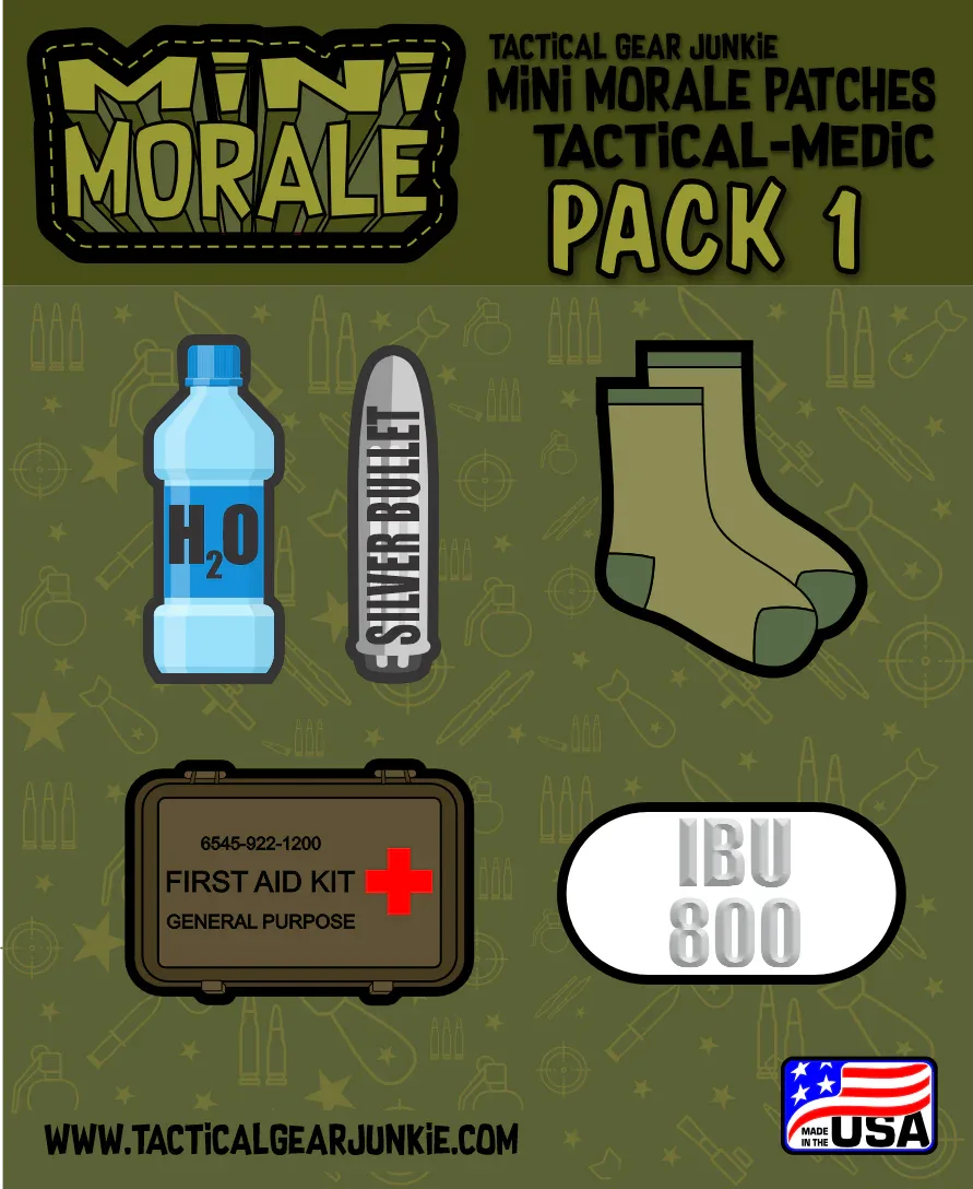 Stickers - Mini Morale - TactiMedic Pack 1