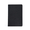 CSB Large Print Personal Size Reference Bible, Black Genuine Leather - Leather