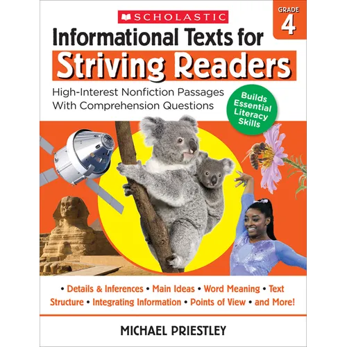 Informational Texts for Striving Readers: Grade 4 - Paperback