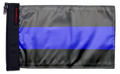 Thin Blue Line 12"x18" Forever Wave Flag for Golf Carts