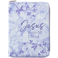 Jesus You're All I Need Ziparound Devotional - Imitation Leather