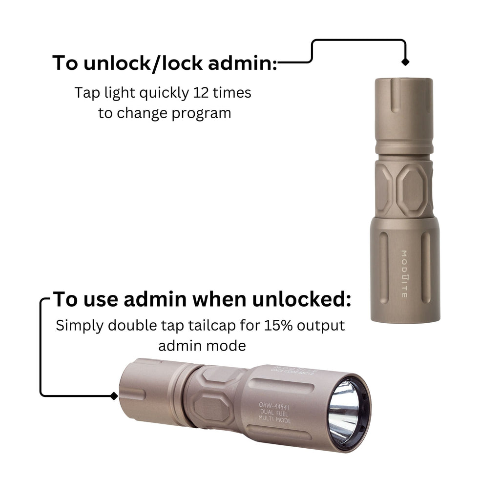 Modlite Multi-Mode Handheld OKW V2 18350 Light Package