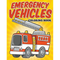Emergency Vehicles Coloring Book: Kids Coloring Books - Paperback
