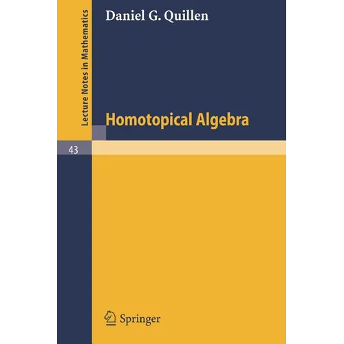 Homotopical Algebra - Paperback