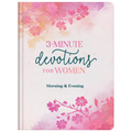 3-Minute Devotions for Women Morning and Evening - Hardcover