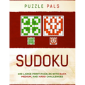 Sudoku: 300 Large Print Puzzles with Easy, Medium, and Hard Challenges - Paperback