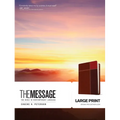 Message-MS-Large Print Numbered: The Bible in Contemporary Language - Imitation Leather