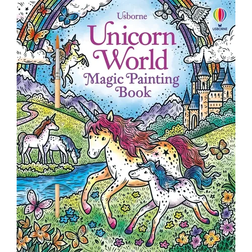 Unicorn World Magic Painting Book - Paperback