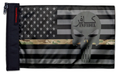 USA Subdued Thin Camo Line Infidel 12"x18" Forever Wave Flag for Boats