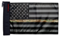USA Subdued Thin Camo Line 12"x18" Forever Wave Flag for Boats