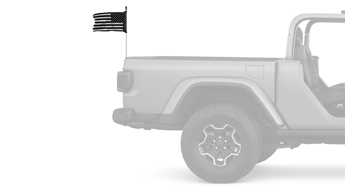 USA Subdued Tactical 12"x18" Forever Wave Flag