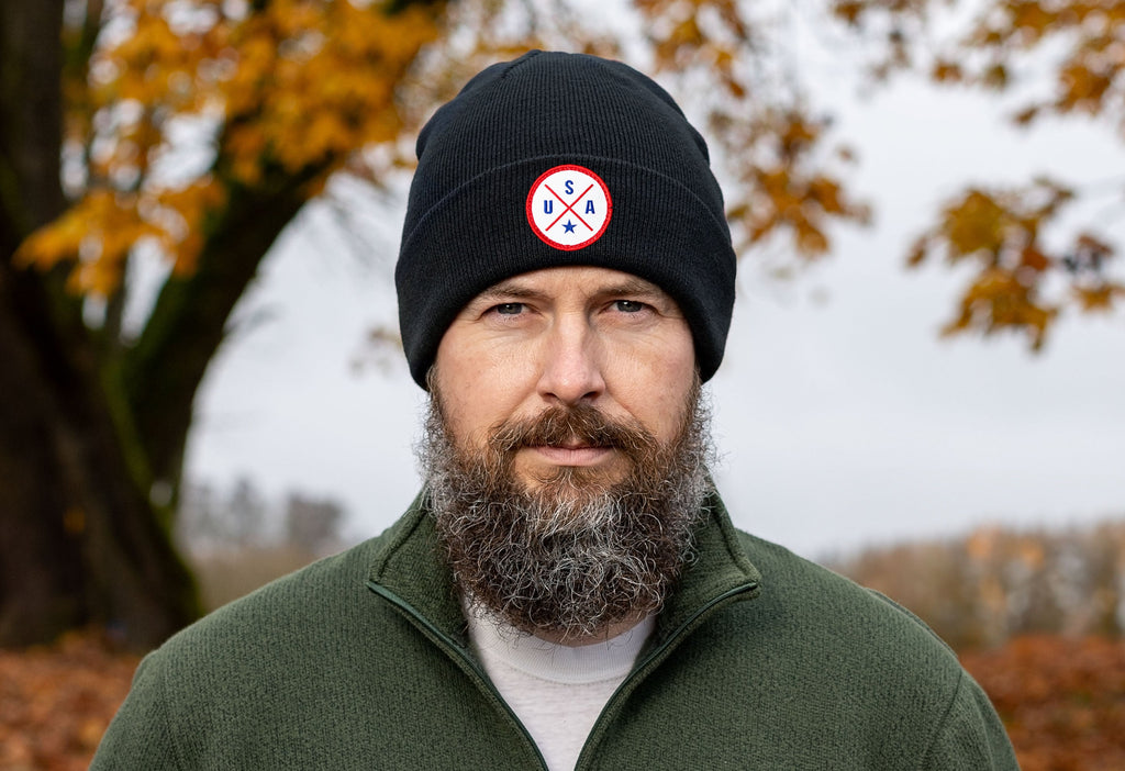 USA Beanie | Black USA X